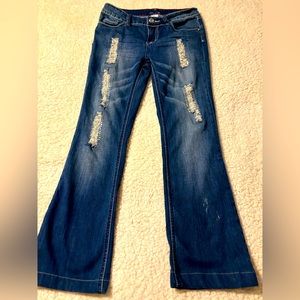 CACHE Embellished Jeans Short Length Petite